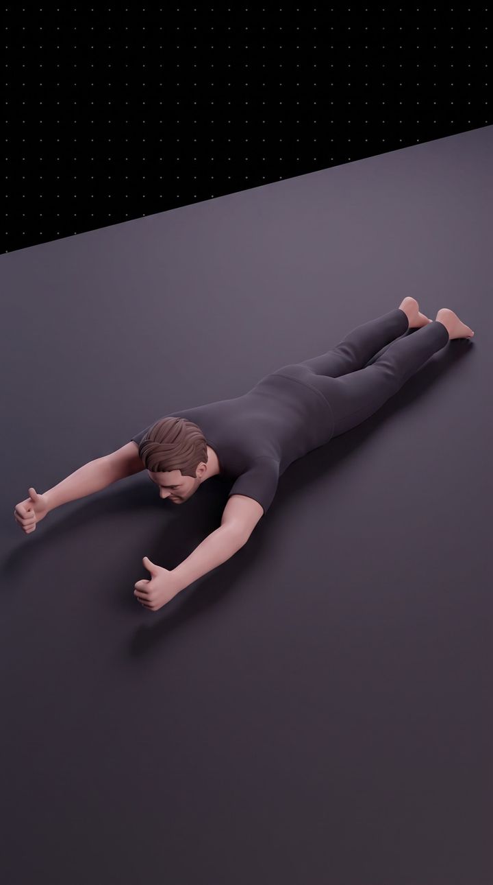 Prone Y raise
